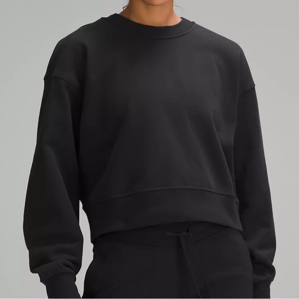 Lululemon Perfectly Oversized Cropped Crew Size 8